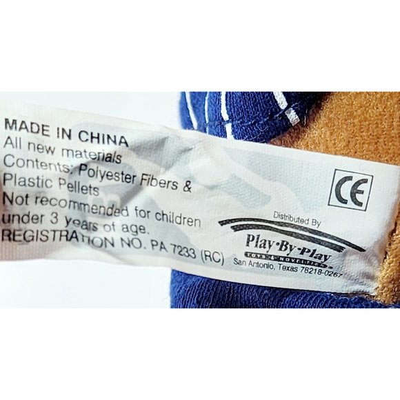 NBA Play By Play Retro 1997 Vintage Animals Houston Rockets Teddy Bear - Picture 4 of 15